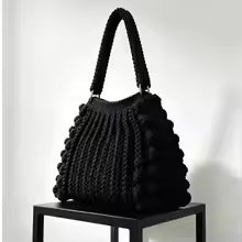 Women's Handmade Crochet Shoulder Bag, Bohemian Woven Handbag for Daily Use, Travel & Casual Outfits